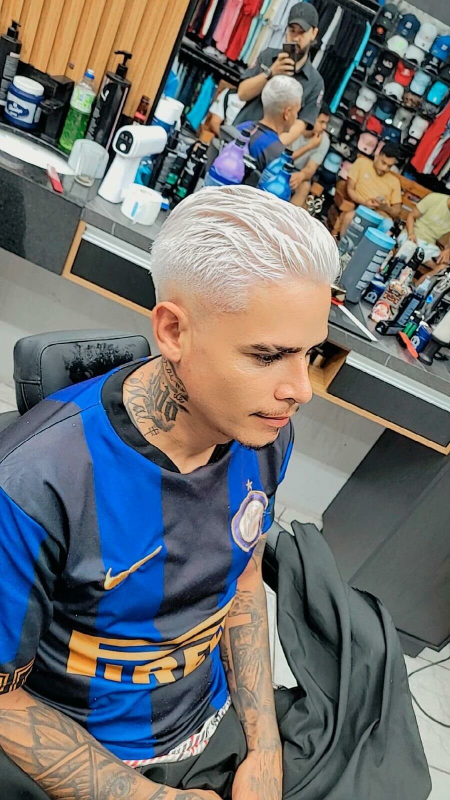 Imagem barber platinado